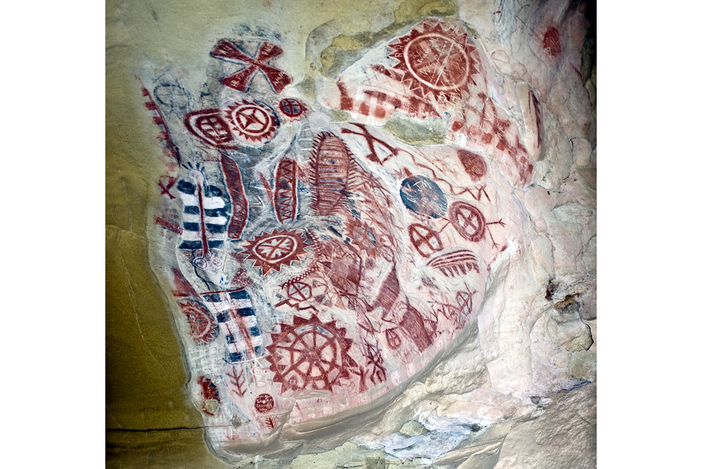 Chumash Rock Art Painting