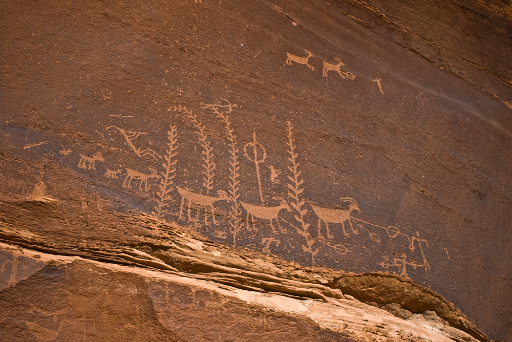 Ancestral Puebloan Style Petroglyph